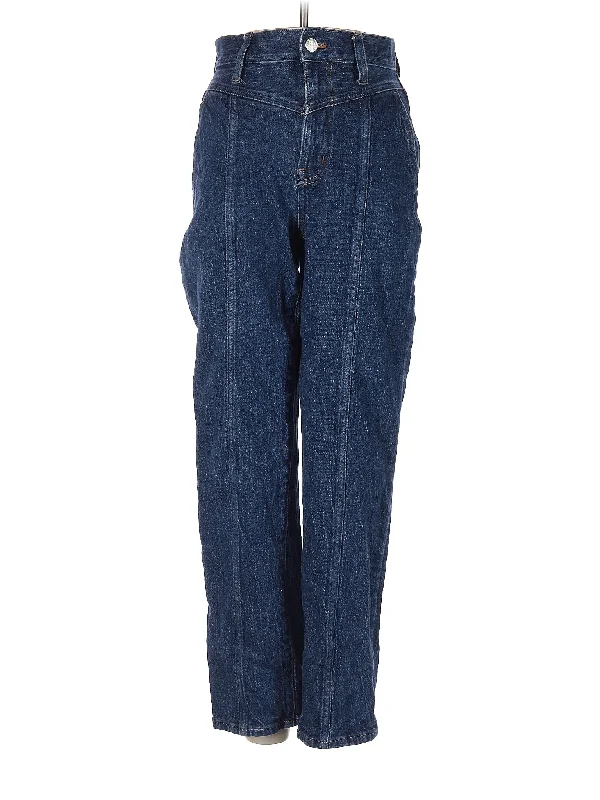 High-Rise Wide-leg Jeans in Dark Wash Rugged Women's Outdoor 