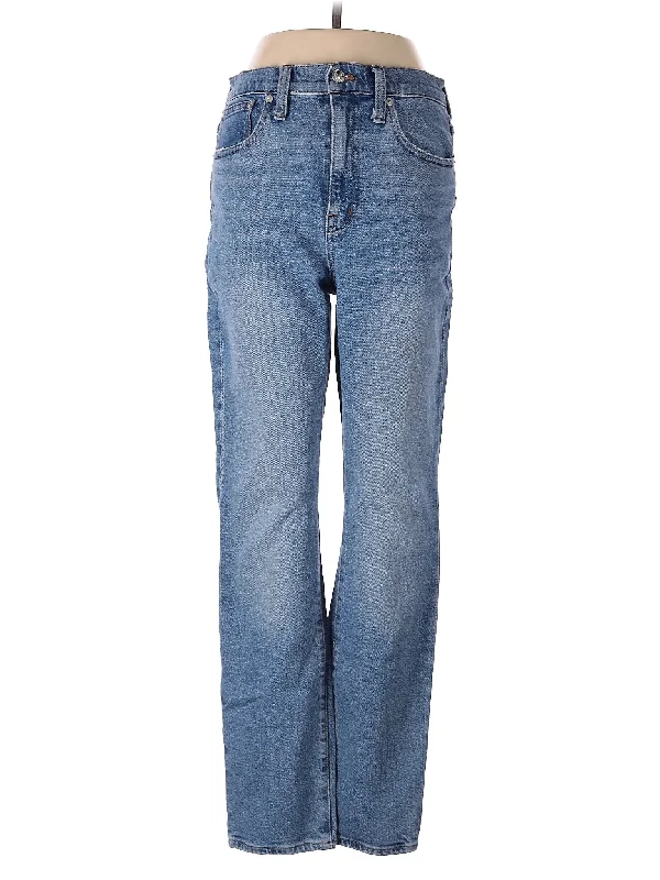 High-Rise Bootleg Jeans in Light Wash Dynamic Women's Moto