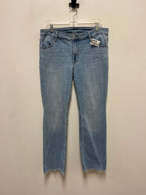 Jeans Boot Cut By Old Navy In Blue Denim, Size: 14 Sharp Women's Italian