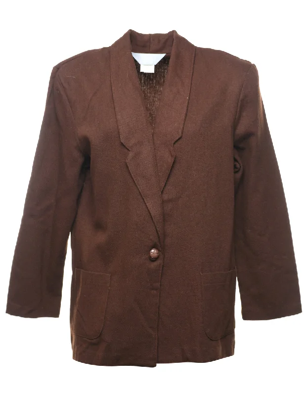 Brown Blazer - L Street
