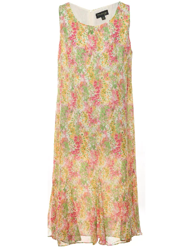 Floral Print Dress - XL Sharp Women's Italian