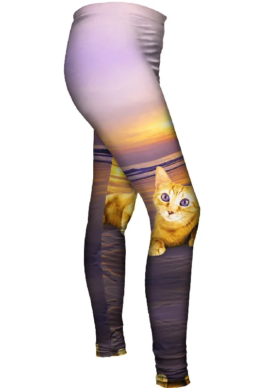 Smooth Sunset Kitty Cat Bohemian Women's Free