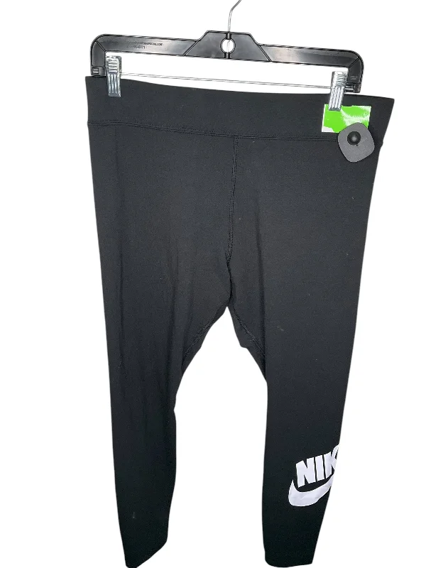 Athletic Leggings By Nike In Black, Size: Xl Traditional Women's 