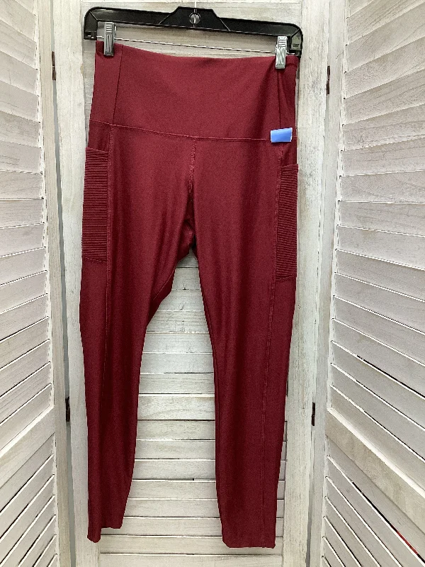 Athletic Leggings By Vogo In Red, Size: M Luxurious Women's High -  end