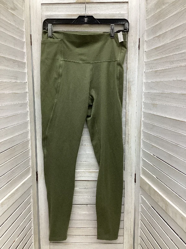 Athletic Leggings By All In Motion In Green, Size: M Sustainable Organic