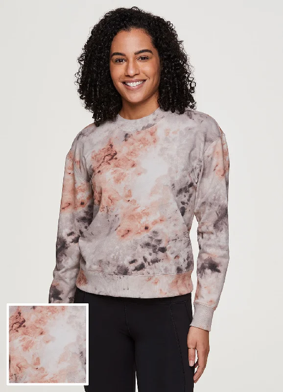Zen Tie Dye Relaxed Sweatshirt Relaxed Women's Beachy