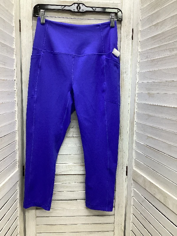 Athletic Leggings By Rbx In Blue, Size: M Laid - back Women's Vibe
