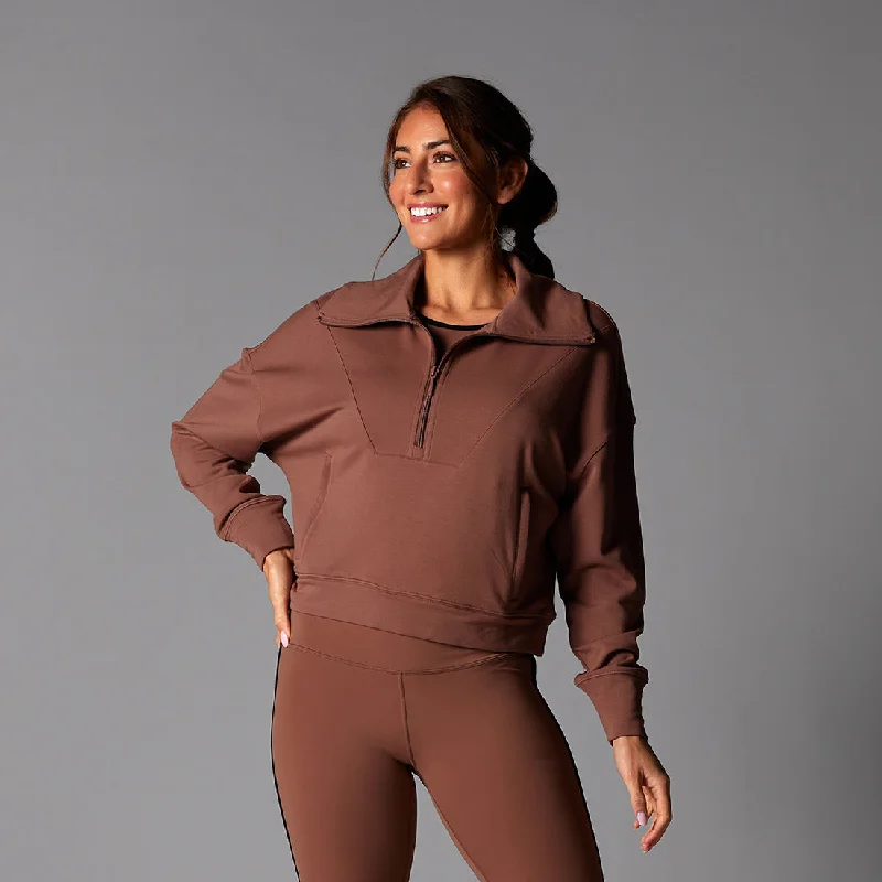 TaviLuxe® Cozy Half Zip Elegant Women's Formal 