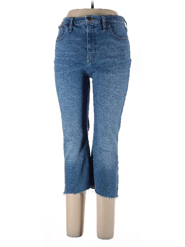 High-Rise Bootleg Jeans in Medium Wash Hip Women's Urban