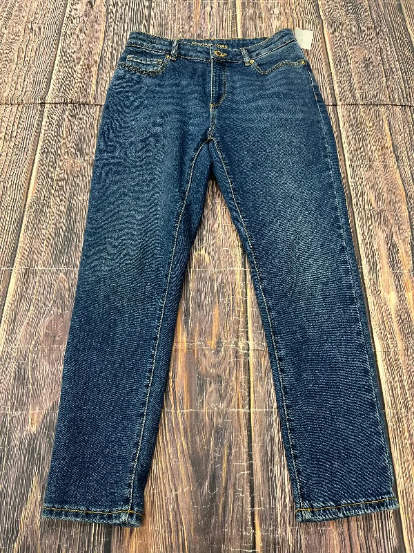 Jeans Skinny By Michael Kors In Blue Denim, Size: 6 Monochromatic All - in - one