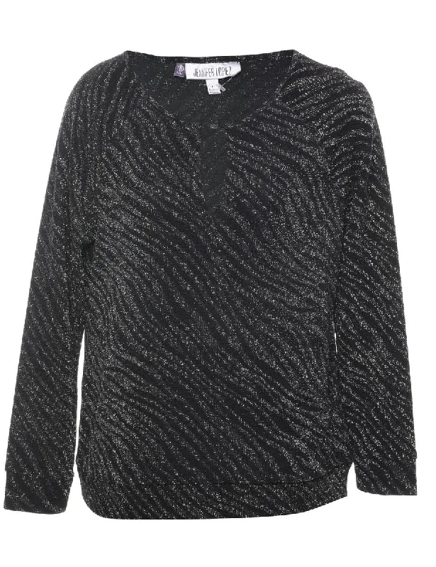 Lurex Evening Top - L Australian Beach