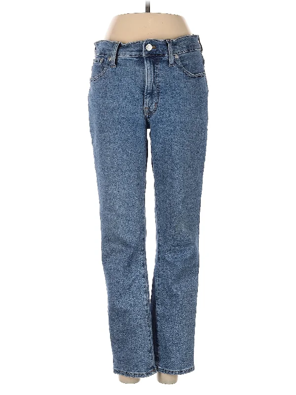 Mid-Rise Straight-leg Jeans in Medium Wash Country