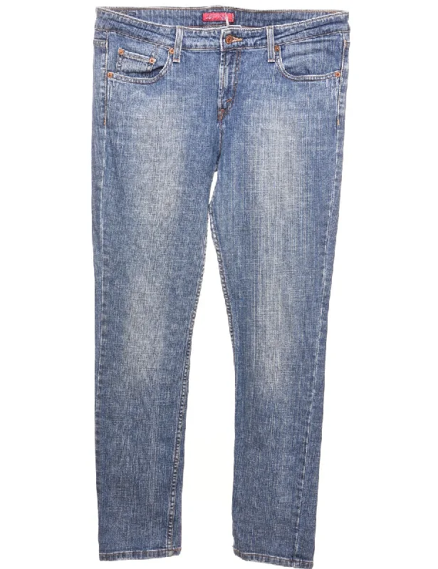 Low Rise Levi's Light Wash Jeans - W36 L32 Feminine Women's Soft 