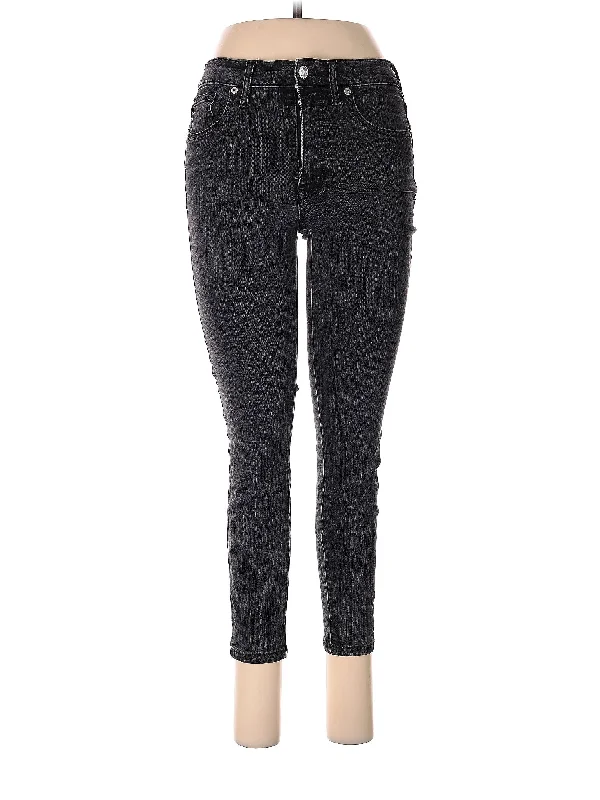 Mid-Rise Skinny Jeans in Dark Wash Sleek Women's 