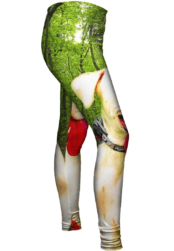 White Dog Red Tongue Earthy Women's 