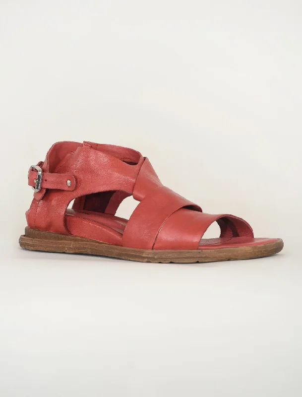 Cross & Band Softy Sandal, Dark Red Rugged Women's Outdoor 