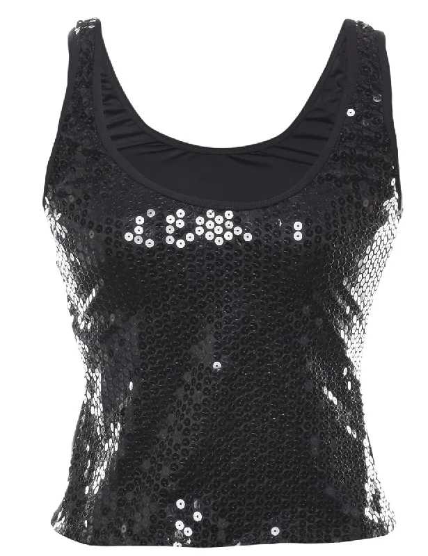 Sequined Party Top - XS Confident Women's Power