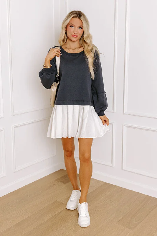 Cool Breeze Mini Dress in Dark Navy Rugged Women's Outdoor 