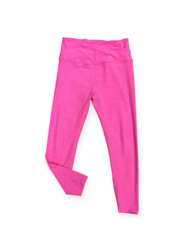 Athletic Leggings By Beyond Yoga In Pink, Size: Xl Stylish Women's Tropical 