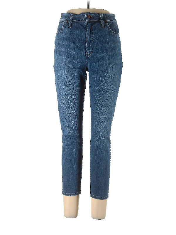 High-Rise Skinny Jeans in Medium Wash Classic Women's Tweed