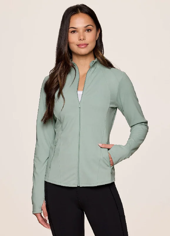 Studio Daily Super Soft Mock Neck Jacket Casual Women's Loose - fitting