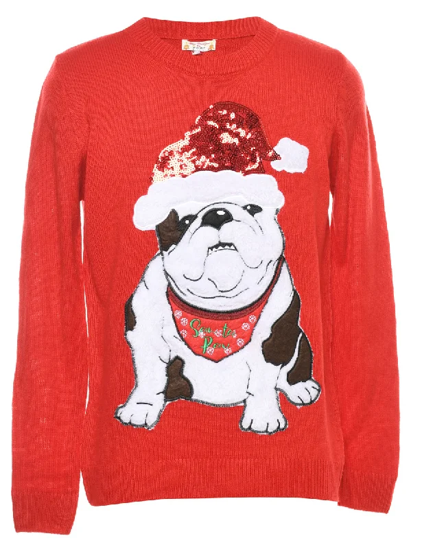 Animal Design Christmas Jumper - S Youthful Women's Anime - inspired