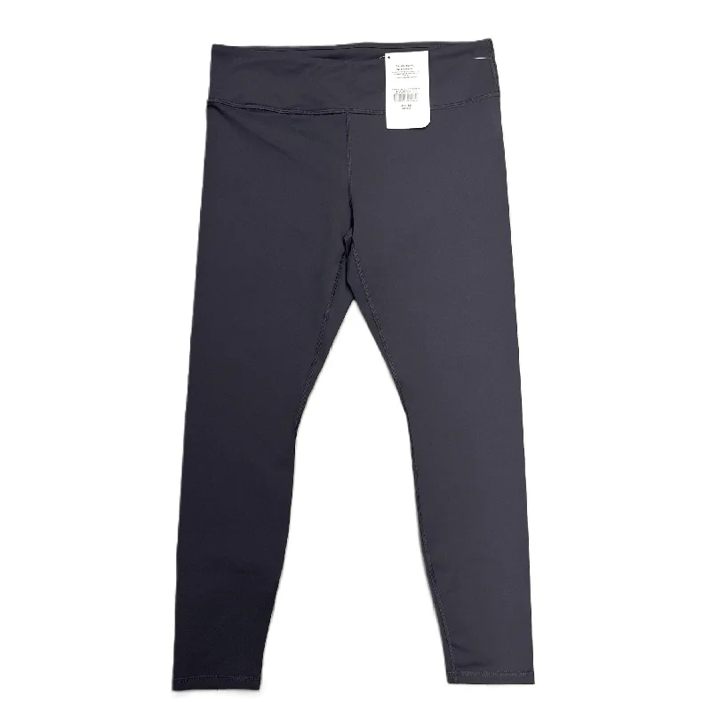 Athletic Leggings By Fabletics In Grey, Size: L Vacation