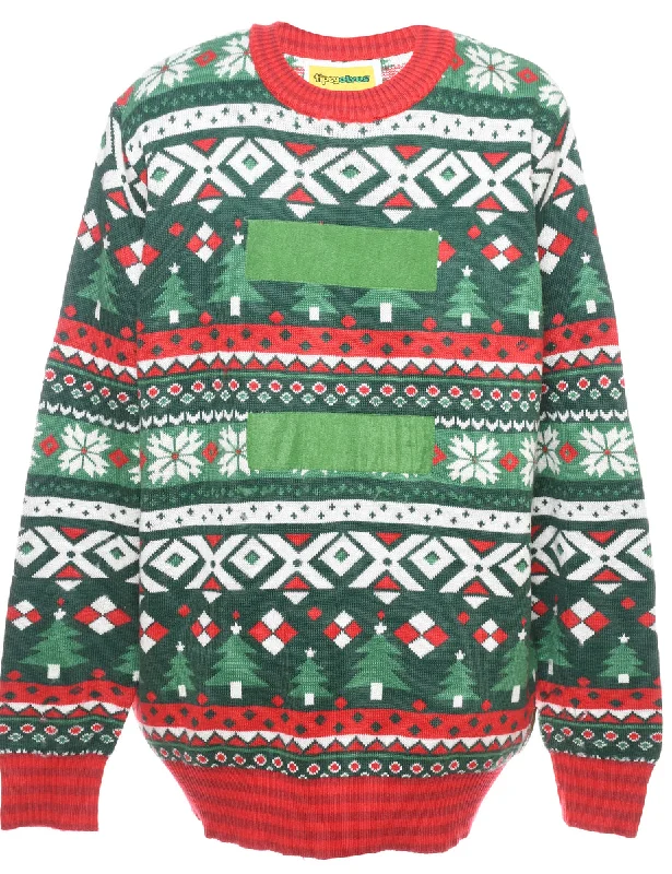 Festive Season Christmas Jumper - L Sharp Women's Italian