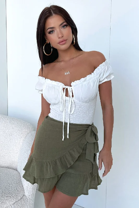 Wynn Skirt - Khaki Gym