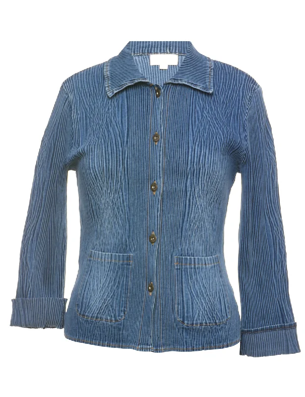 Medium Wash Denim Jacket - M Earthy Women's 