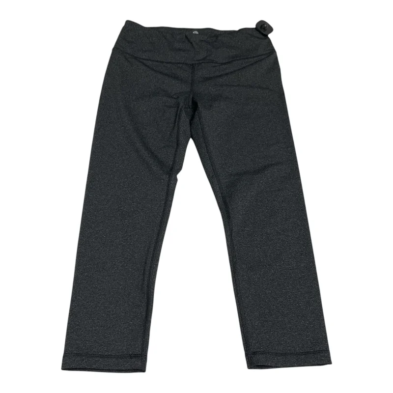 Athletic Leggings Capris By 90 Degrees By Reflex In Grey, Size: M Modern Women's Tech