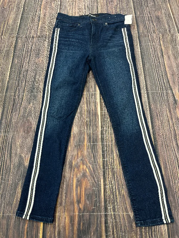 Jeans Skinny By Express In Blue Denim, Size: 6 Sleek Women's 