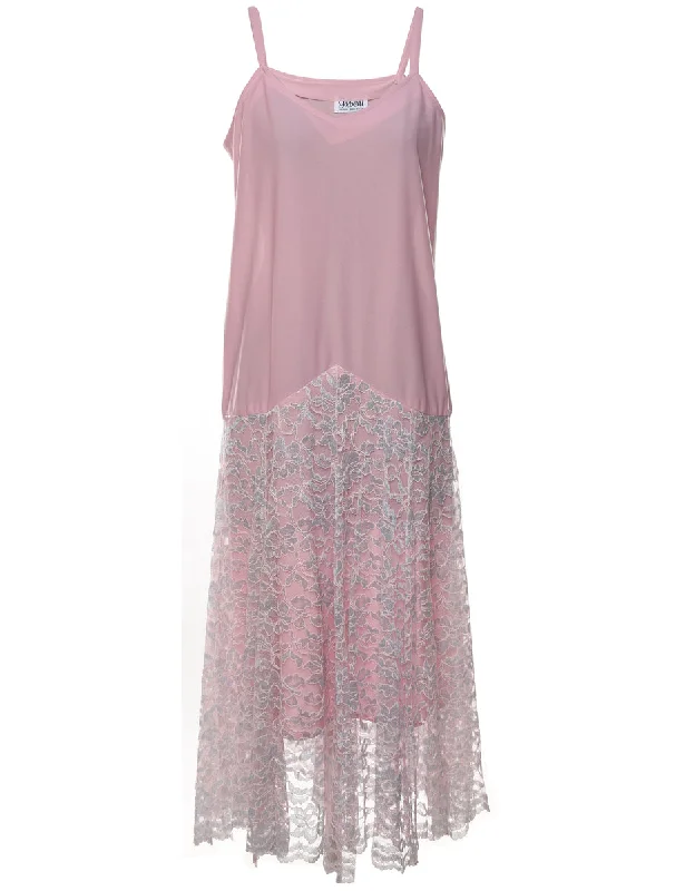 Pale Pink Dress - M Casual Women's Japanese 