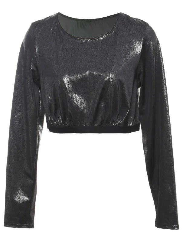 Cropped Evening Top - S Elegant Women's Formal 