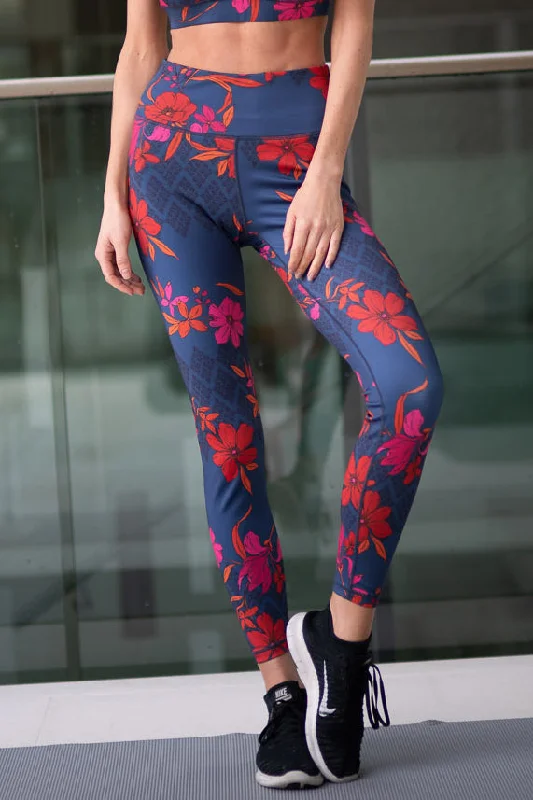 Botanical Floral Active Leggings Refined Women's 