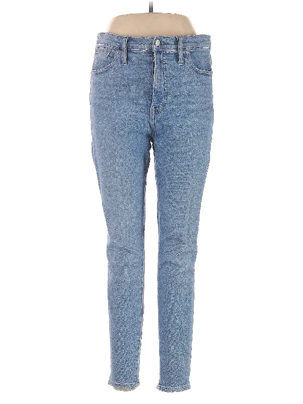 High-Rise Skinny Jeans in Light Wash Casual Women's Japanese 