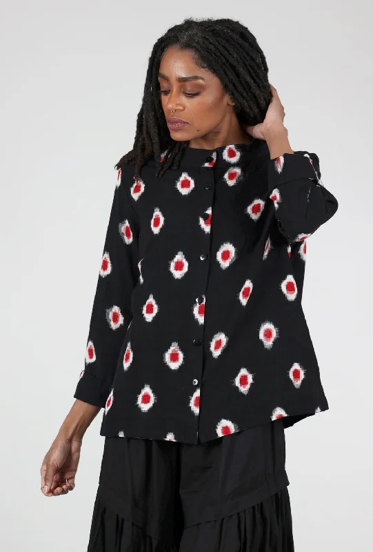 Inscribe Hazel Top, Black/Red Business