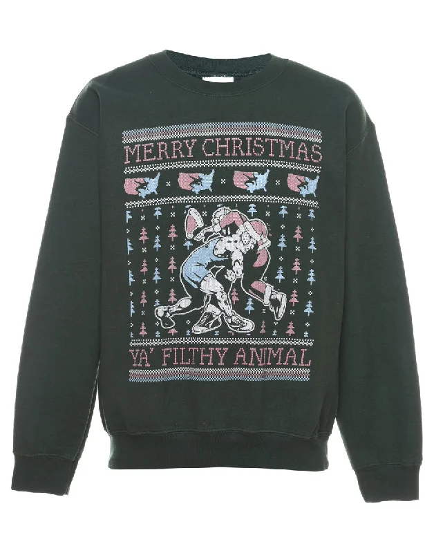 Festive Season Christmas Sweatshirt - S Scandinavian
