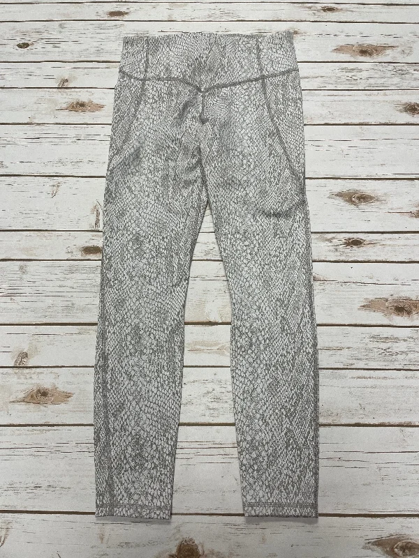 Athletic Leggings By All In Motion In White, Size: M Edgy Women's Punk