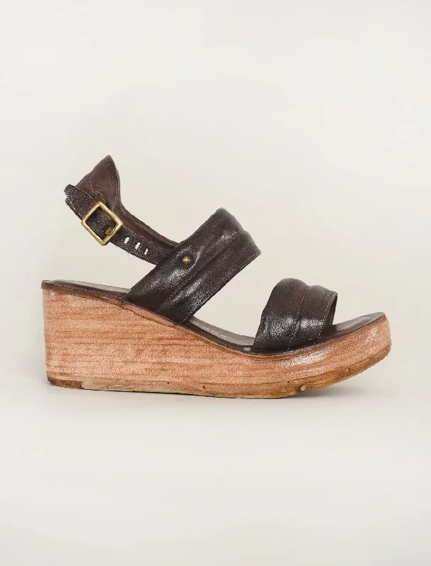 Norward Wedge, Chocolate Stylish Women's Tropical 