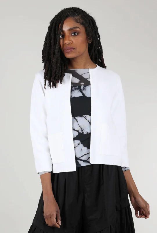 No Close Cardigan, White Confident Women's Power