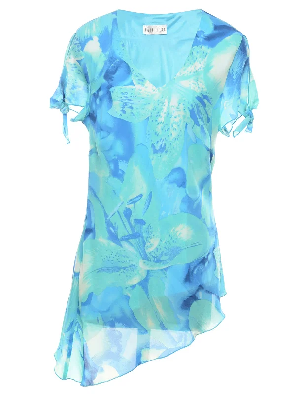Floral Printed Top - L Refined Women's 