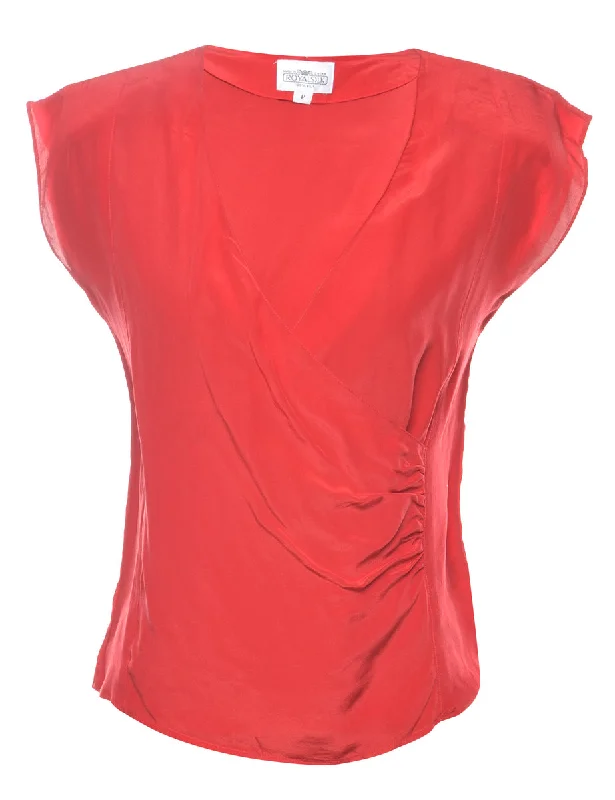 Sleeveless Silk Top - S Polished Women's Silk