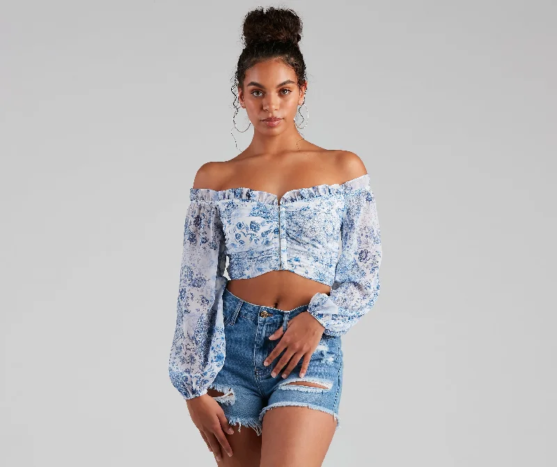 One Look At You Floral Corset purpose
