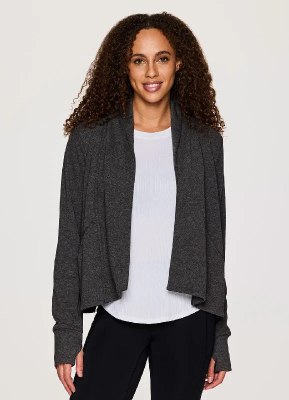 Zen Cropped Open Cardigan Modern Women's 