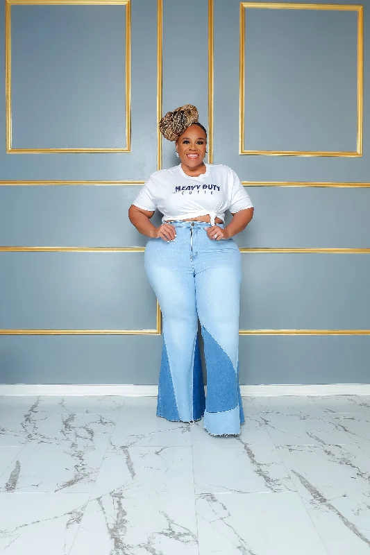 Light Spin The Color-Block Jeans purpose