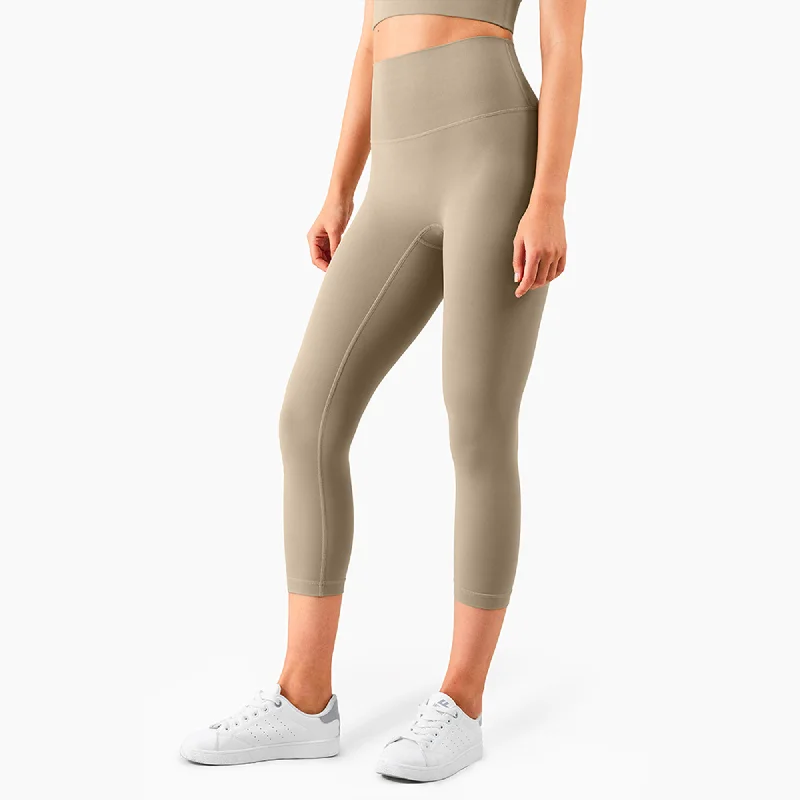High Waist Yoga Capris Refined Women's Velvet