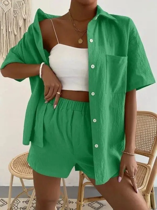 Dayton Linen Summer Co-ord Set French