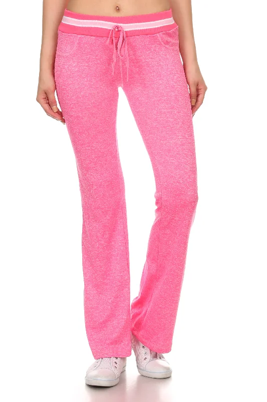 Active Marled Bootcut Yoga Pants Refined Women's Hand - crafted