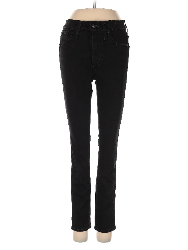 Mid-Rise Skinny Jeans Preppy Women's College